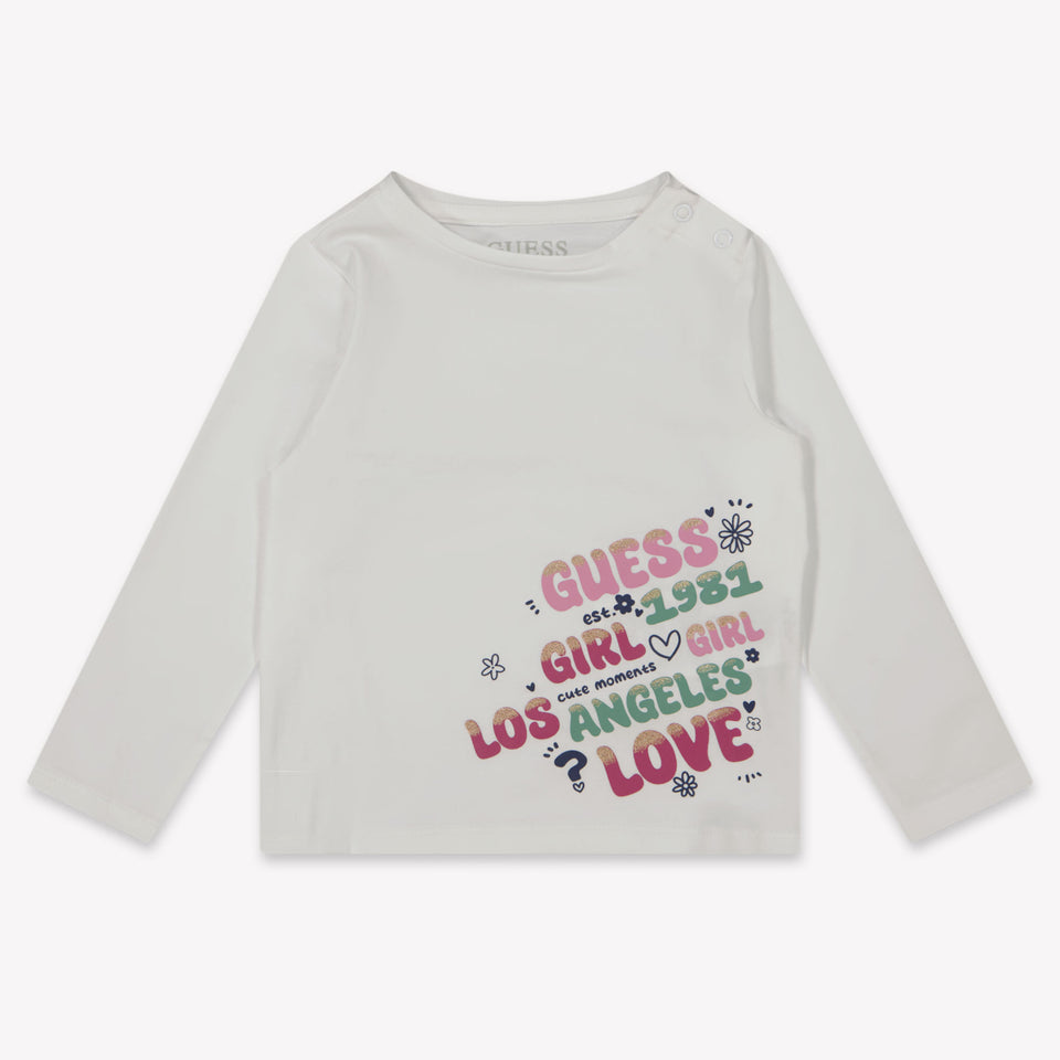 Guess Baby Girls T-Shirt  White