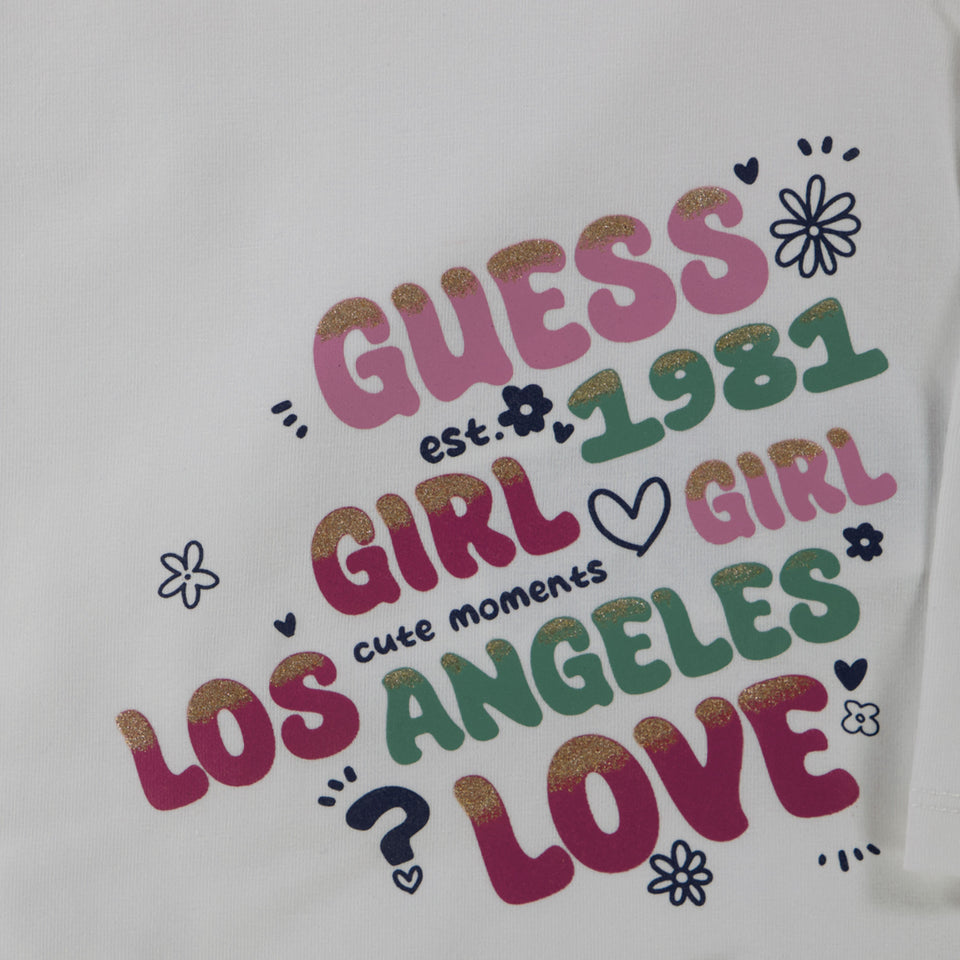 Guess Baby Girls T-Shirt  White