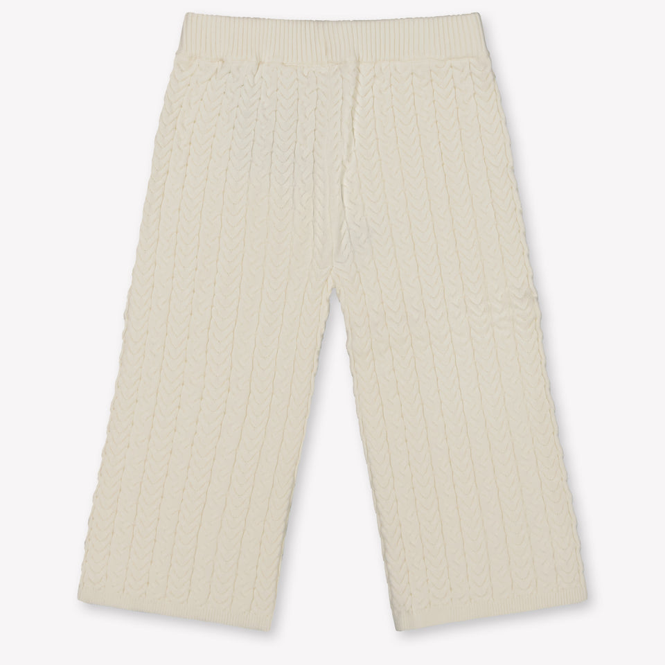 Guess Bambino Ragazze Pantaloni Off White