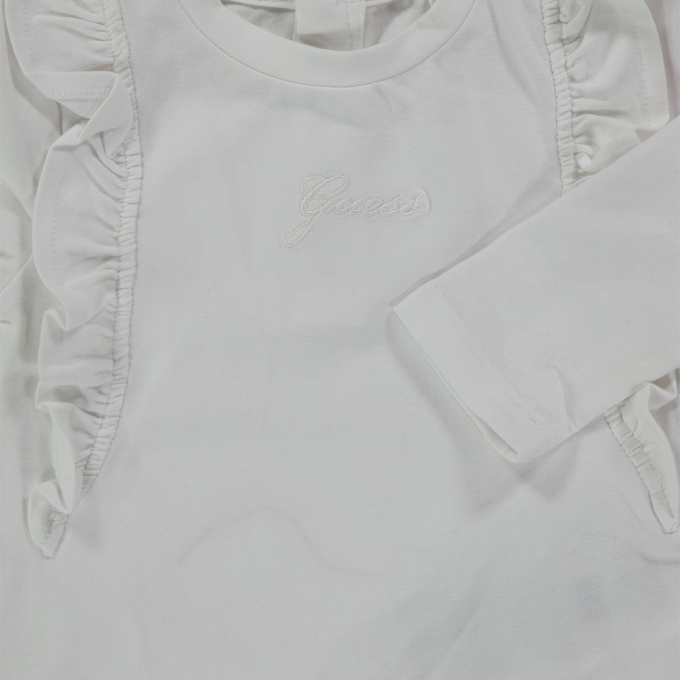 Guess Baby Girls T-Shirt  White