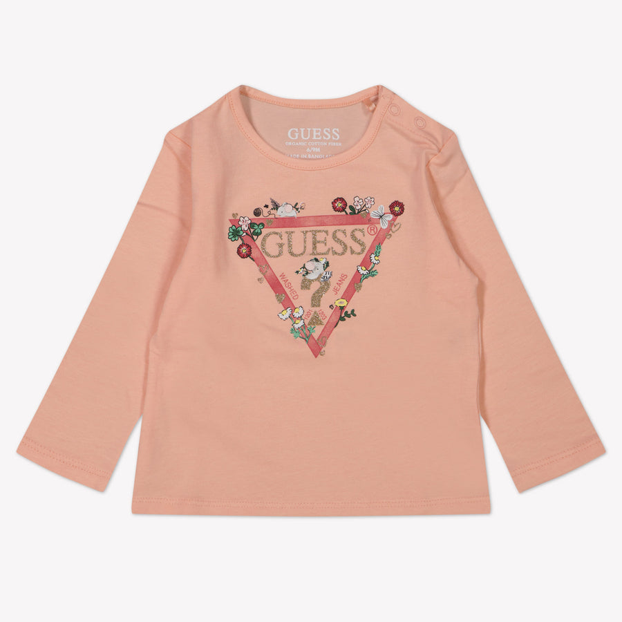 Guess Bébé Filles T-shirt Zalm