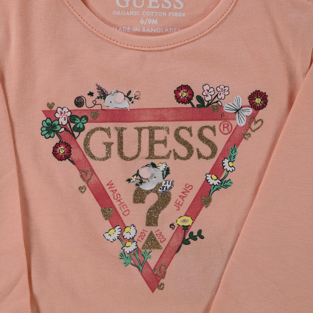Guess Bébé Filles T-shirt Zalm