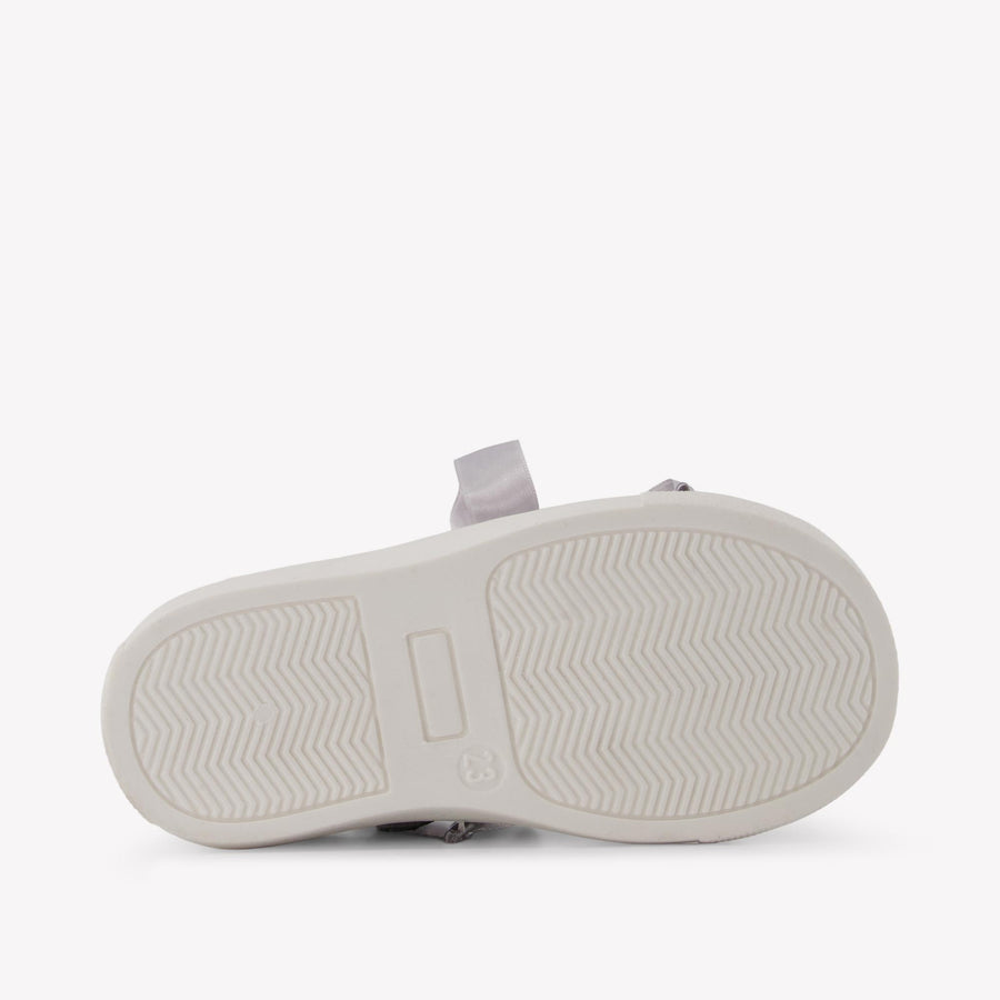 Andanines Mädchen Sneakers Silber