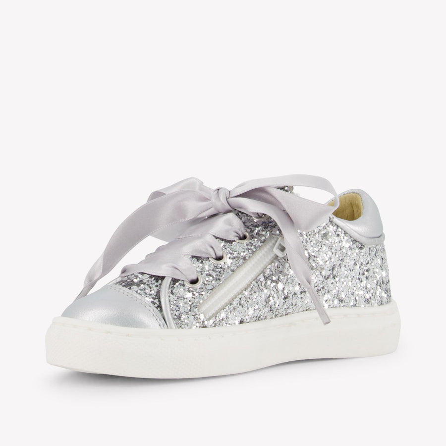 Andanines Mädchen Sneakers Silber