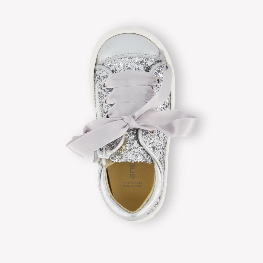 Andanines Mädchen Sneakers Silber