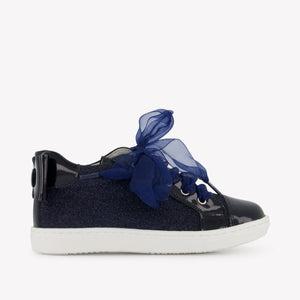 Andanines Mädchen Sneakers Marineblau