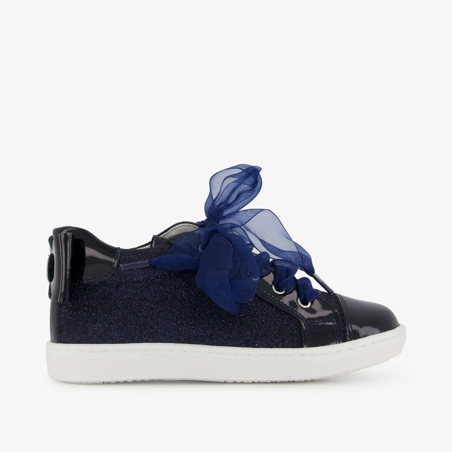Andanines Mädchen Sneakers Marineblau