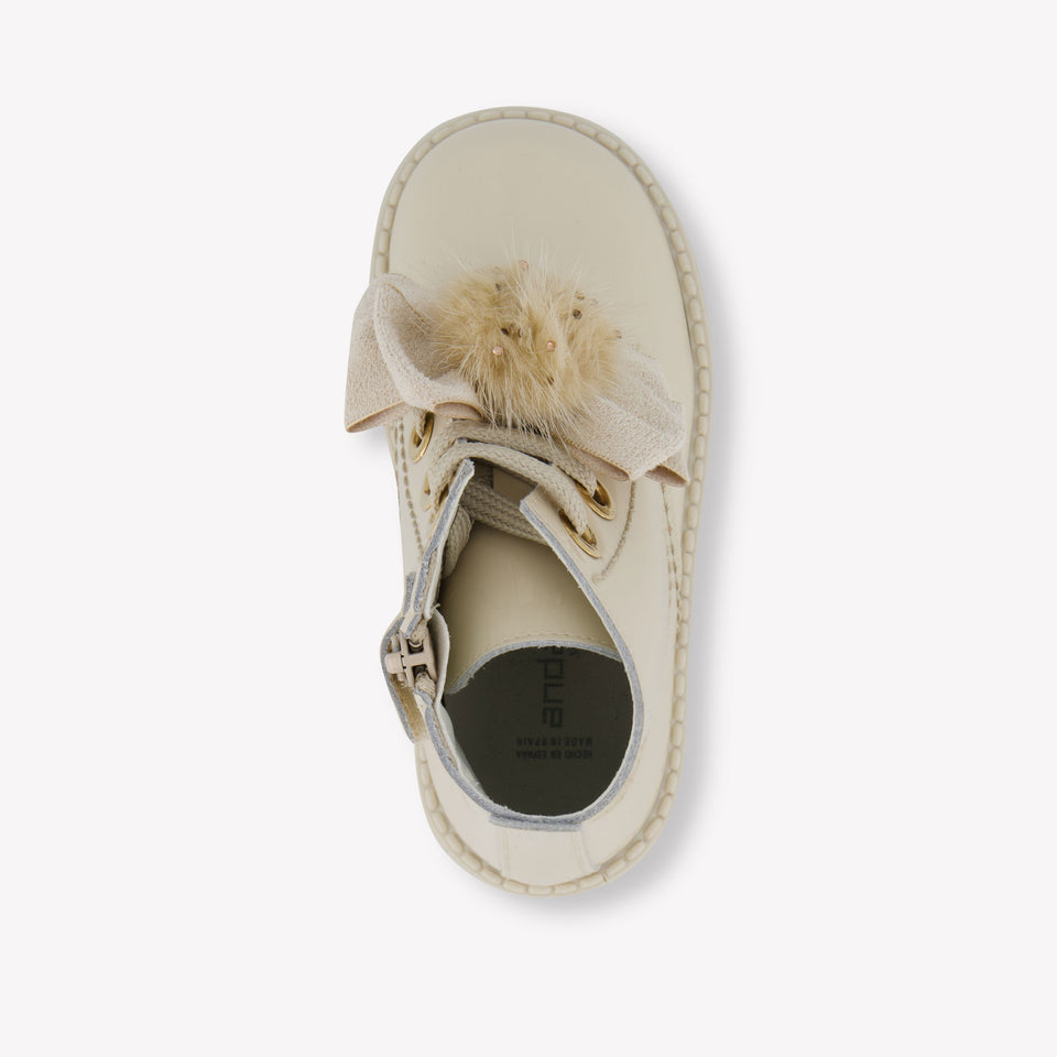 Andanines Mädchen Stiefel Beige