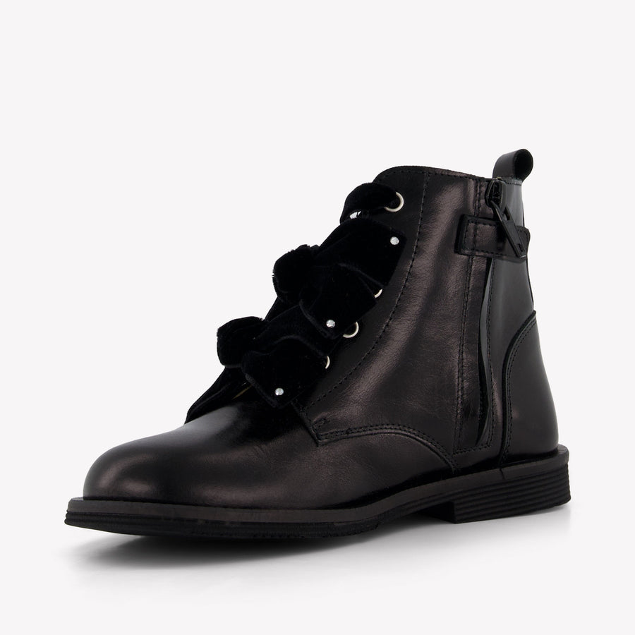 Andanines Mädchen Stiefel Schwarz