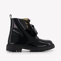 Andanines Mädchen Stiefel Schwarz