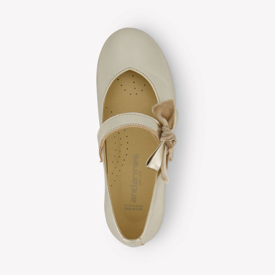 Andanes Girls Shoes  Gold