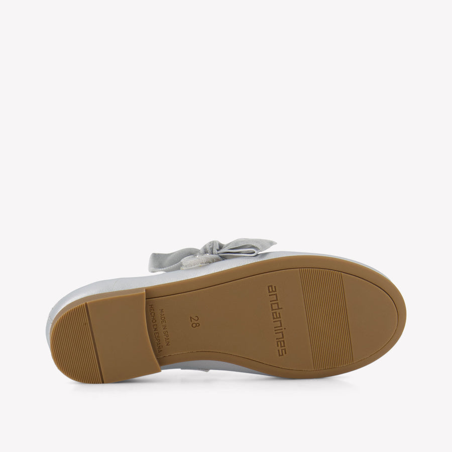 Andanines Mädchen Schuhe Silber
