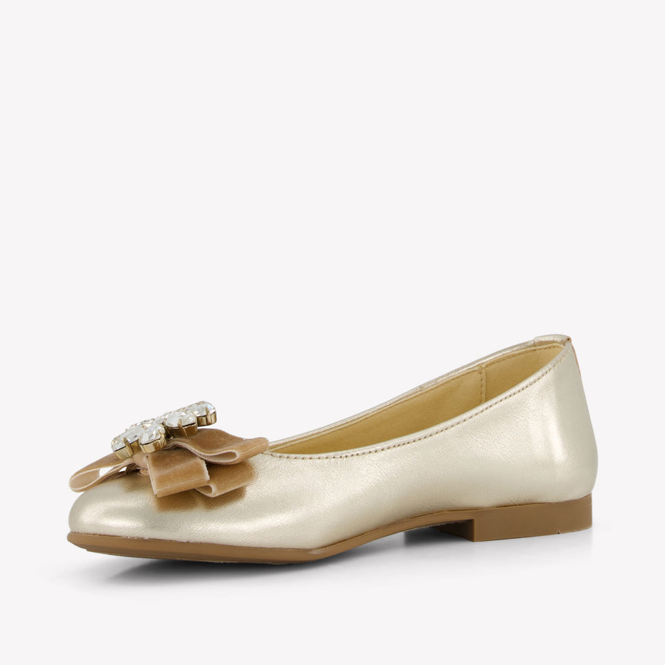 Andanes Girls Shoes  Gold