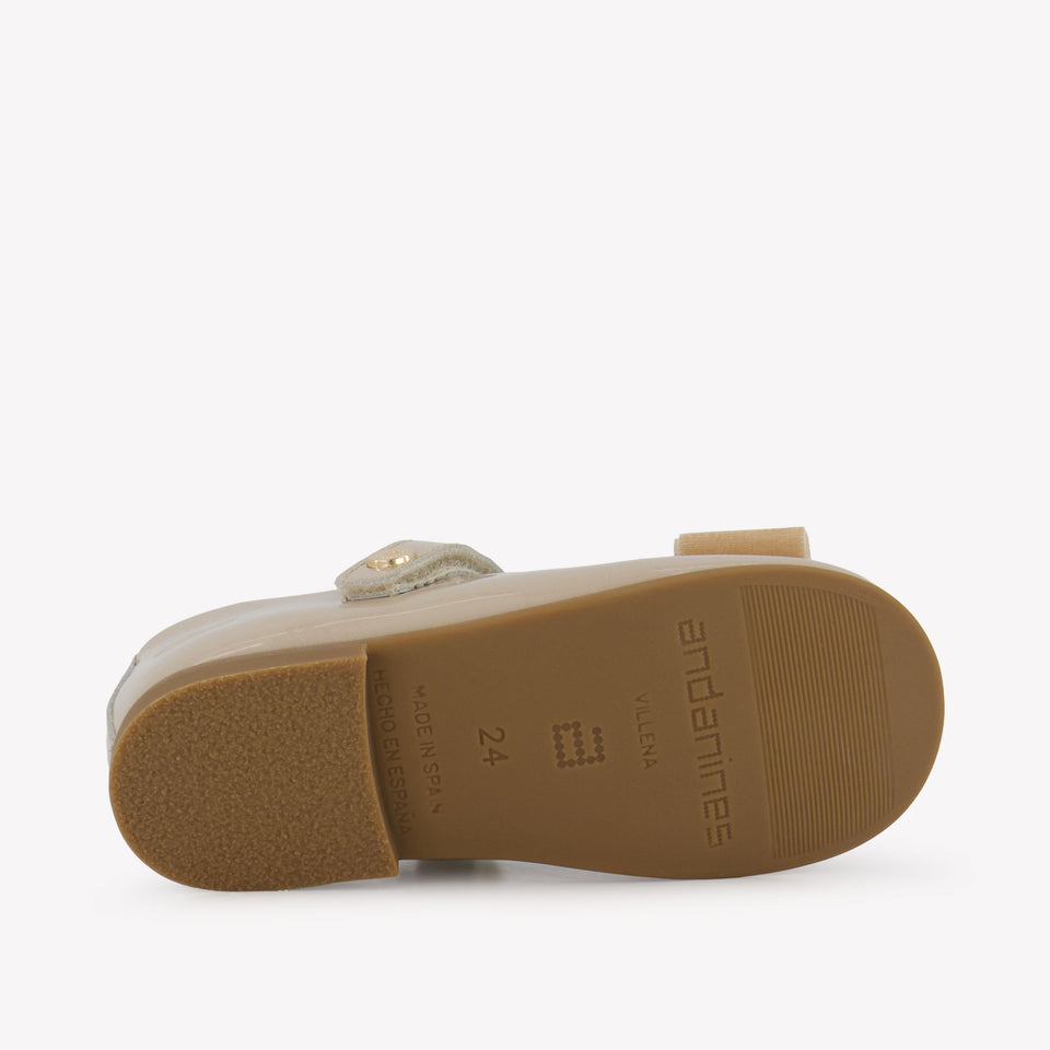 Andanes Girls Shoes  Beige