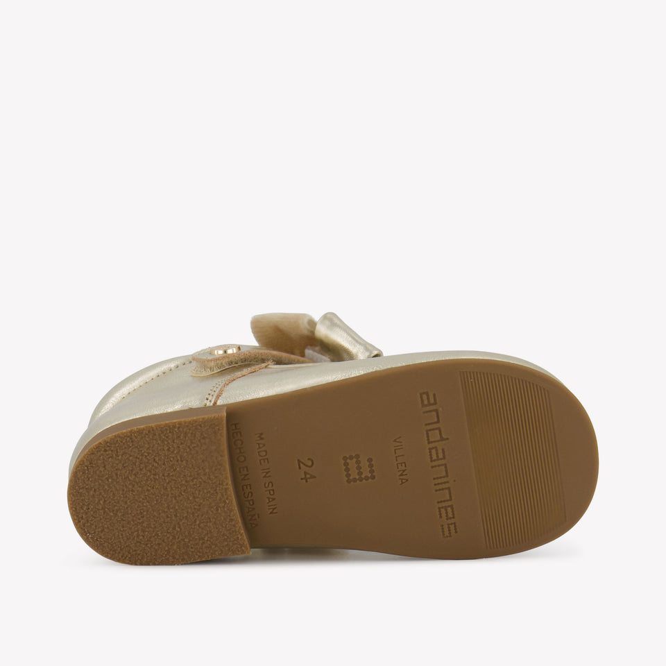 Andanines Mädchen Schuhe Gold