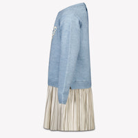 Guess Enfant Filles Robe Bleu Clair