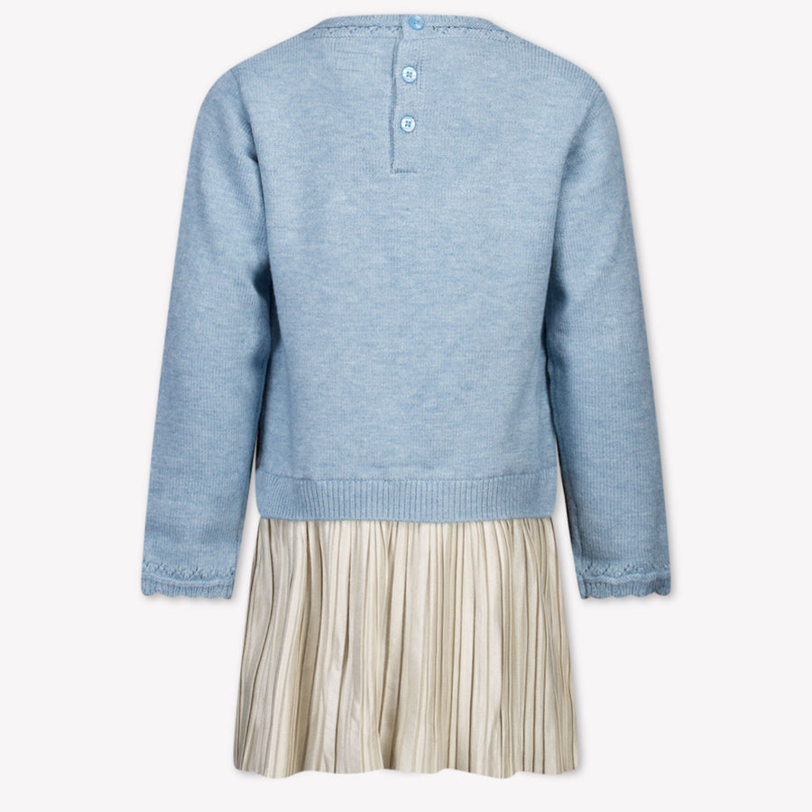 Guess Enfant Filles Robe Bleu Clair
