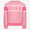 Guess Enfant Filles Pull Rose