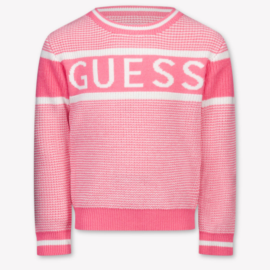 Guess Enfant Filles Pull Rose