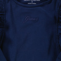Guess Enfant Filles T-shirt Navy