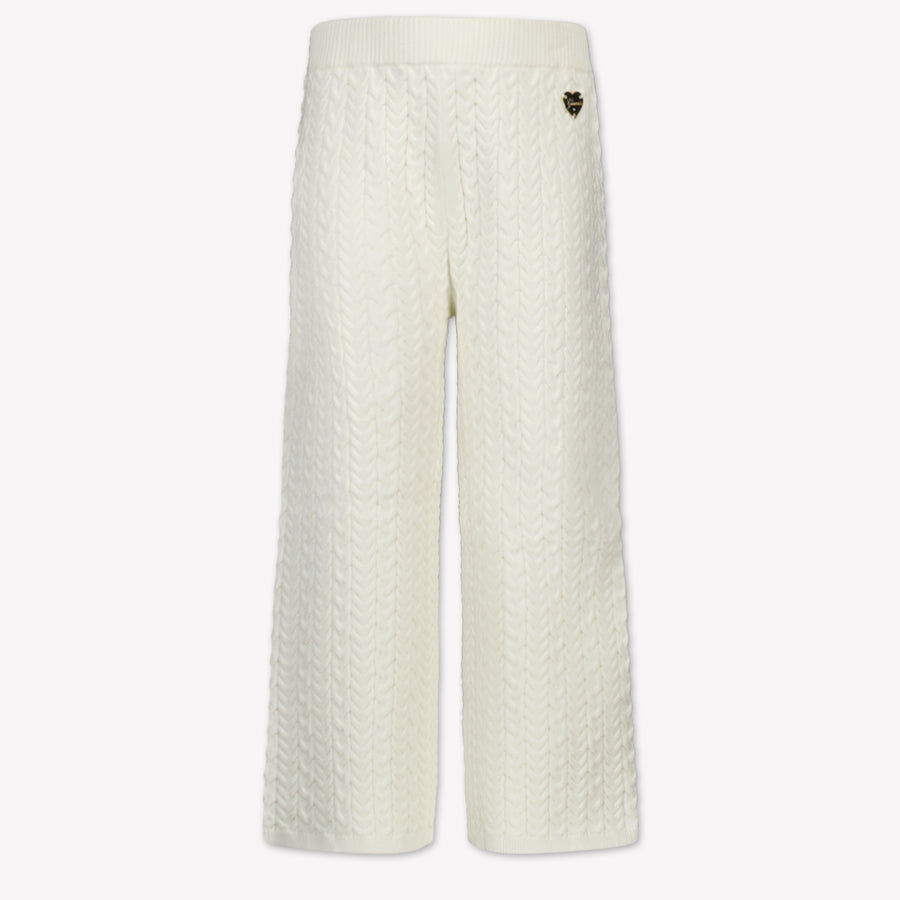 Guess Enfant Filles Pantalon en blanc