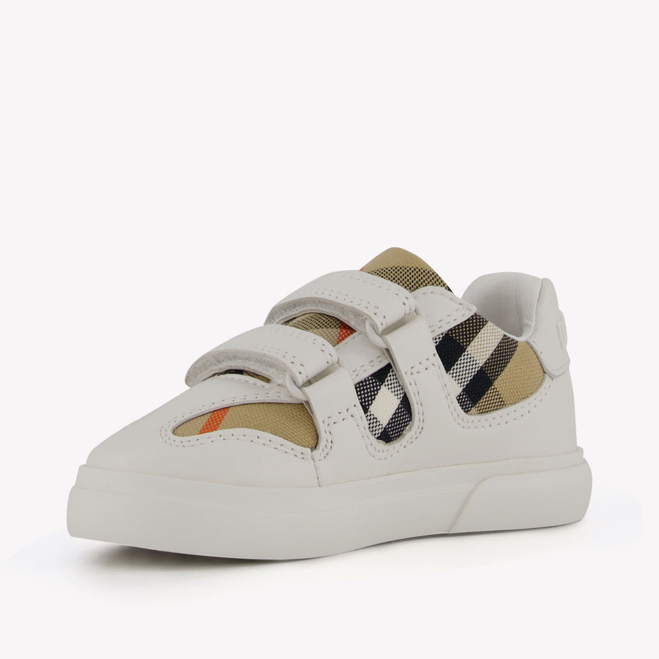 Burberry Unisex Sneakers In Wit