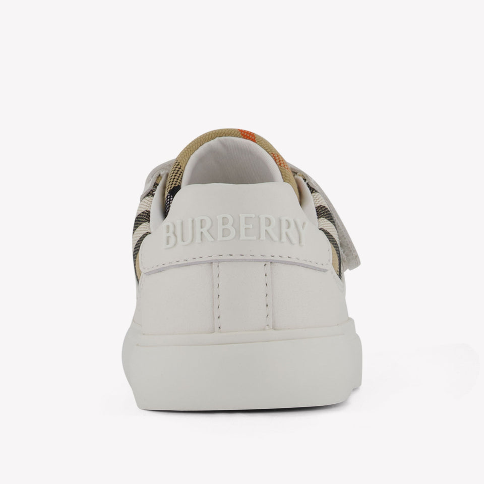 Burberry Noah Unisex Sneakers In Wit