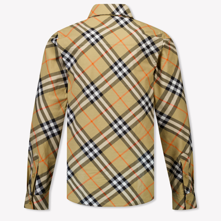 Burberry Owen Kinder Ragazzi Camicetta dentro Beige