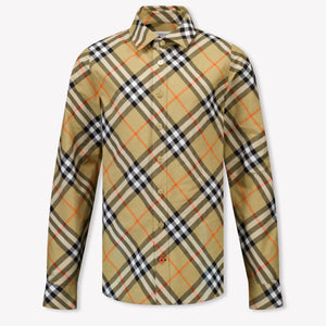 Burberry Owen Kinder Ragazzi Camicetta dentro Beige