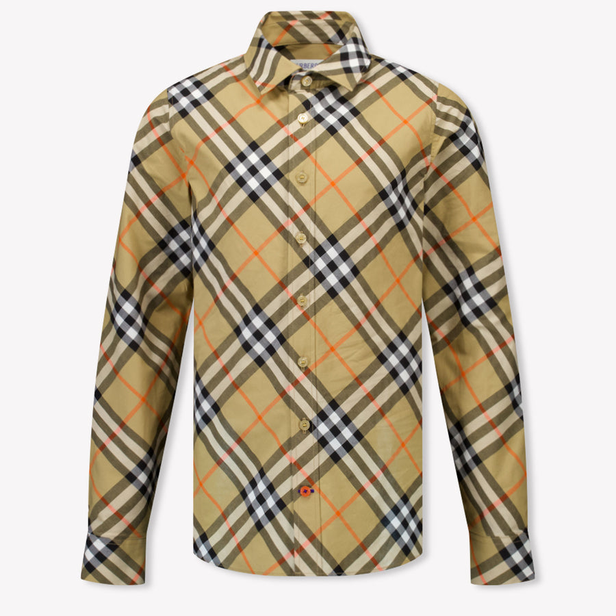 Burberry Owen Kinder Ragazzi Camicetta dentro Beige