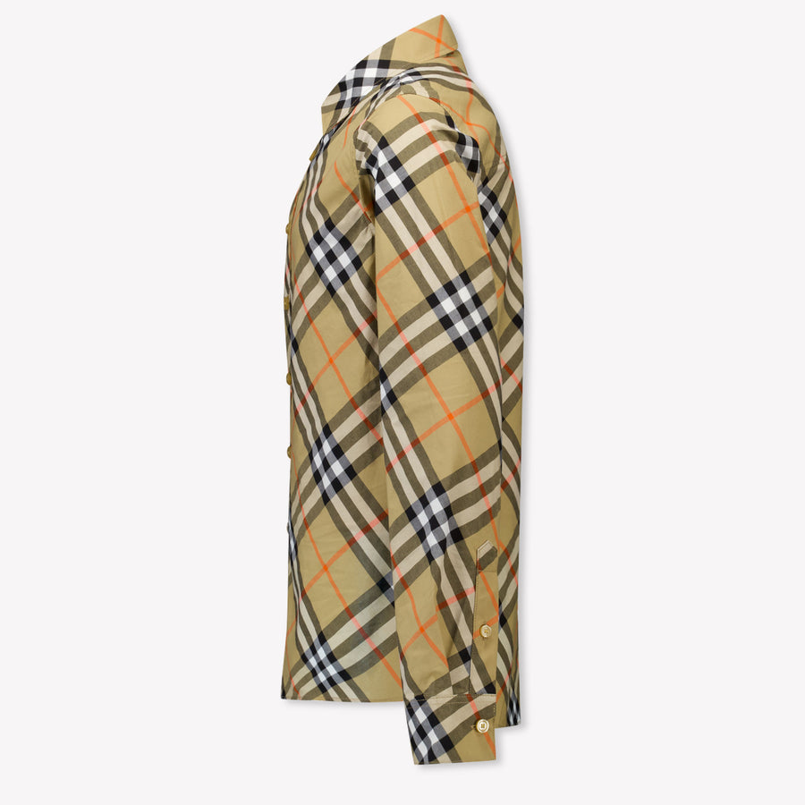 Burberry Owen Kinder Ragazzi Camicetta dentro Beige