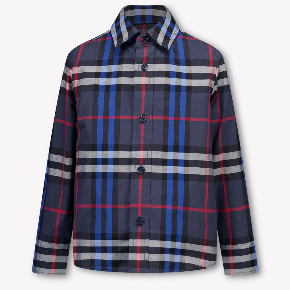 Burberry Owen Kids Boys Blouse  Dark Blue