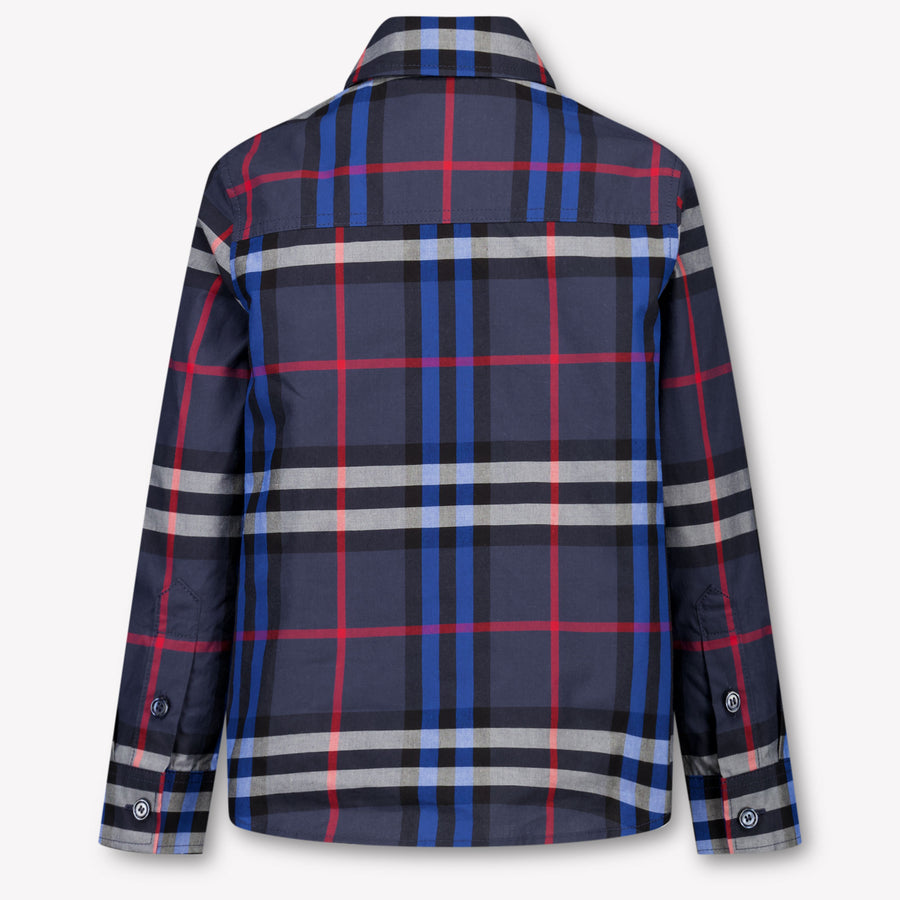 Burberry Owen Kinder Garçons Chemisier Bleu Foncé