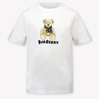 Burberry Enfant Unisexe T-shirt Blanc