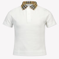 Burberry Johane Kinder Jungen Polo Weiß