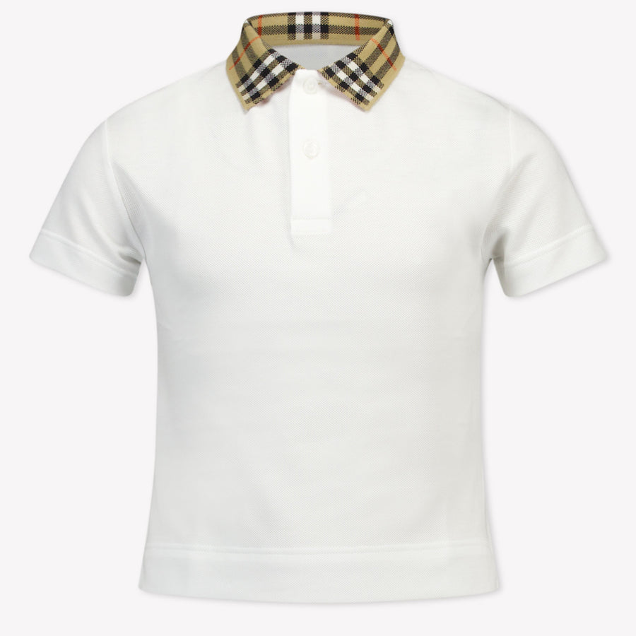 Burberry Johane Kinder Jungen Polo Weiß