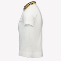 Burberry Johane Kinder Jungen Polo Weiß
