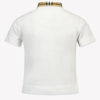 Burberry Johane Kinder Jungen Polo Weiß