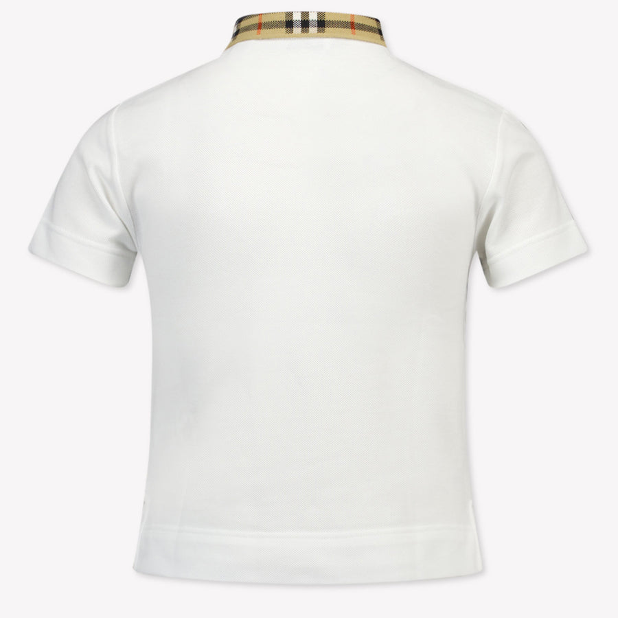 Burberry Johane Kinder Jungen Polo Weiß