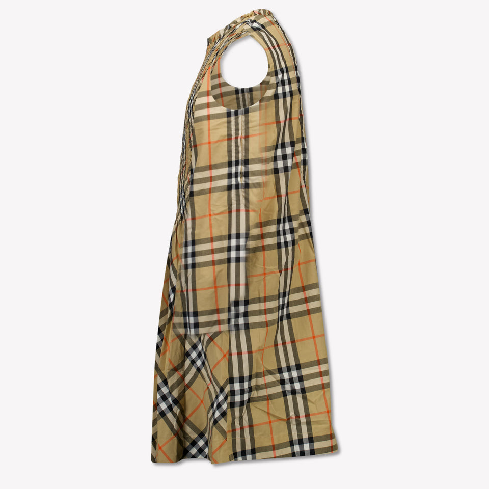 Burberry Yvette Kids Ragazze Vestito Beige