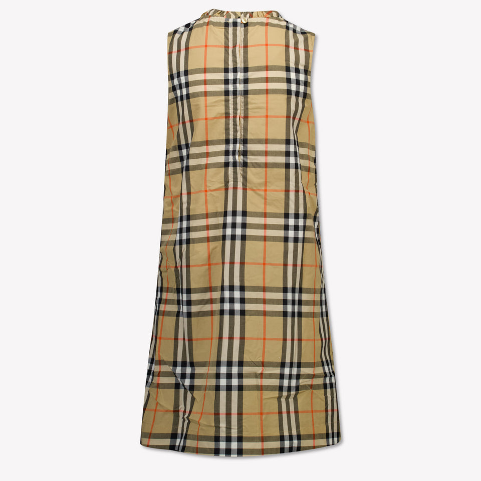 Burberry Yvette Kids Ragazze Vestito Beige