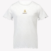 Burberry Kids Girls  T-Shirt White