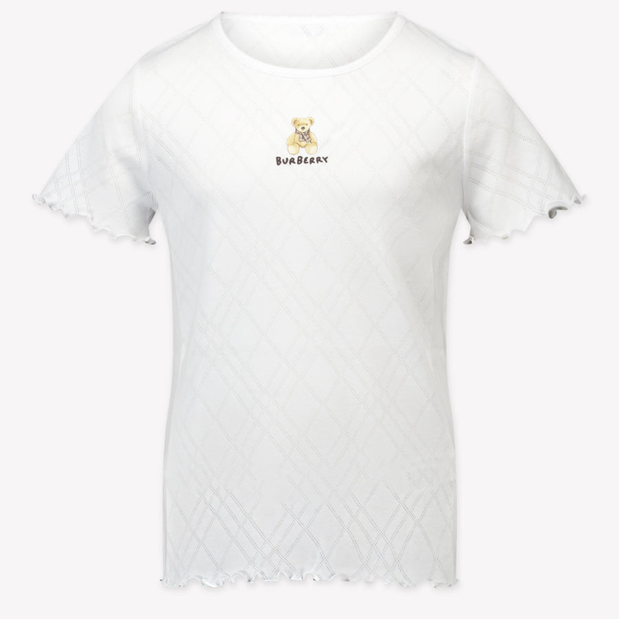 Burberry Enfant Filles T-shirt Blanc