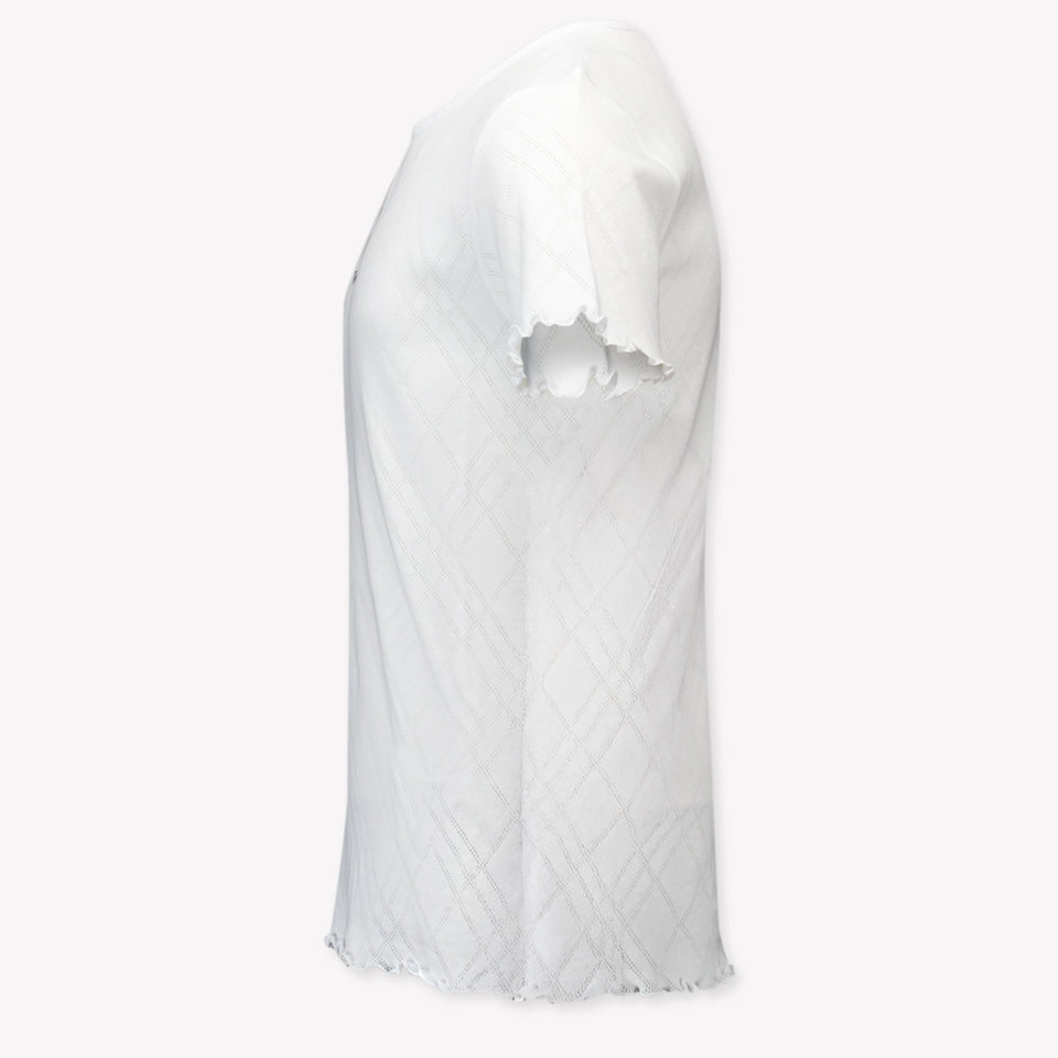 Burberry Kids Girls  T-Shirt White