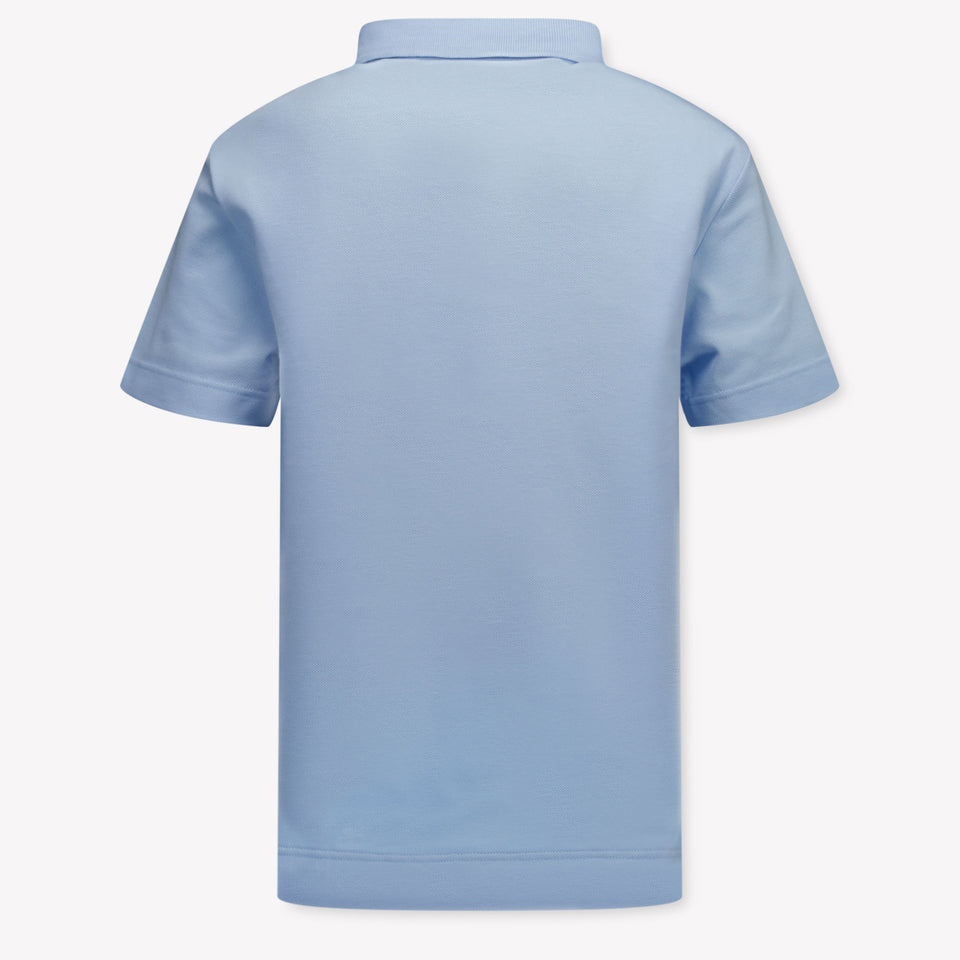 Burberry Enfant Garçons Polo Bleu Clair