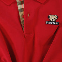 Burberry Enfant Garçons Polo Rouge