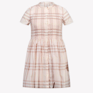 Burberry Rose Filles Robe Rose Léger