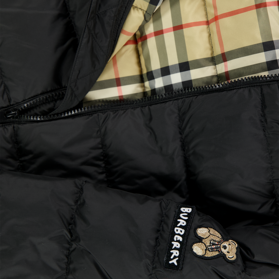 Burberry Enfant Unisexe Veste d'hiver Noir