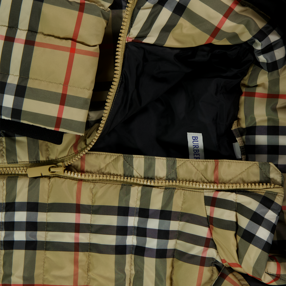 Burberry Niños de Cecilia Chicas Chaqueta de invierno Beige