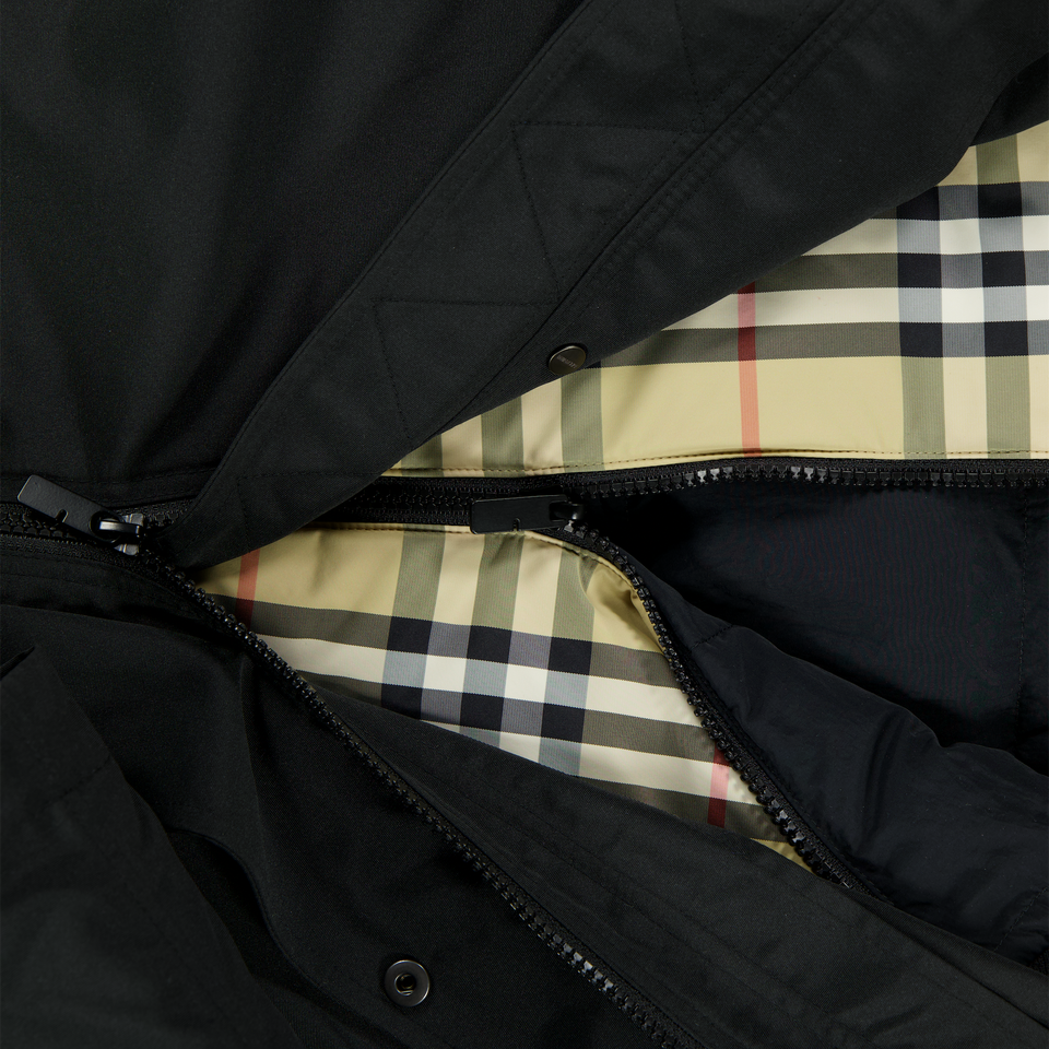 Burberry Brady Kinder Chicos Chaqueta de invierno Negro